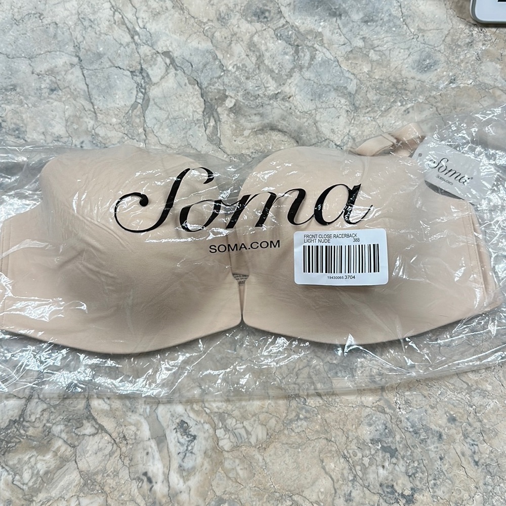 Soma NEW in Package sz 38 B. Light Nude